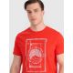 5. Men's regular t-shirt with volleyball print 4F 4FRAW25TTSHM3236-62S