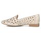 3. Women's leather openwork shoes, beige, Filippo DP7710
