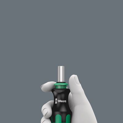 4. WERA 1/4" bit holder with magnet + 6 bits
