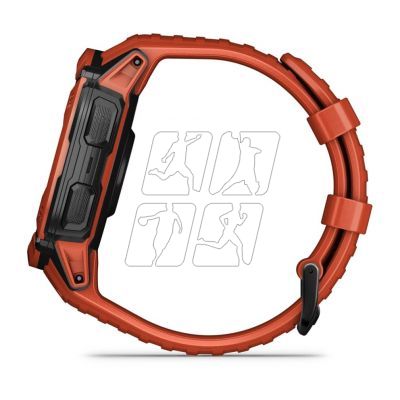 8. Garmin Instinct 2X SOLAR Sports Watch Red