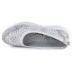 3. Women's leather ballet flats with openwork pattern, white Jezzi 9997