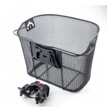 Front click basket black 175009