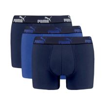 Puma Men's Boxershorts 3PAK Boxer Briefs Blue Navy