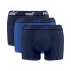 Puma Men's Boxershorts 3PAK Boxer Briefs Blue Navy