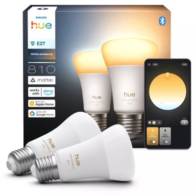 3. Philips Hue White Ambiance Smart Bulb A60 E27 - 810