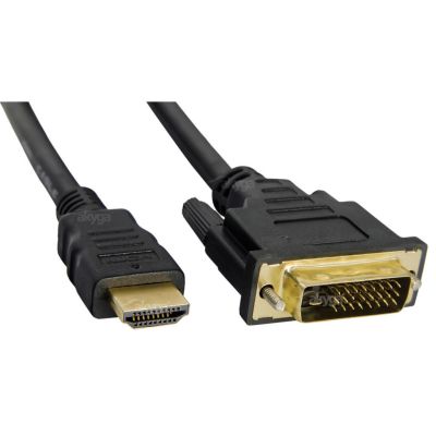 2. Akyga AK-AV AK-AV-11 Cable (DVI-D M - HDMI M; 1.8 m; black)