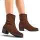 8. Women's brown leather cowboy boots Sergio Leone BT284-S