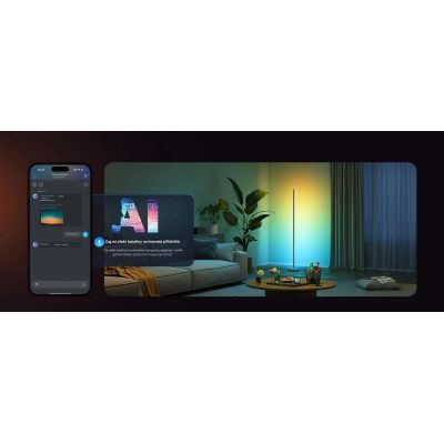 8. RGBICW Govee H8076 Floor Lamp Lite, 1000lm, 2.4GHz Wi-Fi + Bluetooth