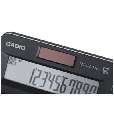 3. CASIO MJ-120D PLUS OFFICE CALCULATOR BLACK, 12-DIGITAL DISPLAY