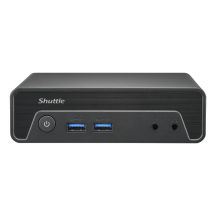 Shuttle Nano PC NE10N, Intel N 100, 1x HDMI, 1x DP, 6x USB, 1x LAN, Fanless, 24/7 Continuous Operation, incl. VESA, 0.6L PC, Mini PC barebones, Intel SoC, DDR4-SDRAM, PCI Express, Serial ATA, 65W