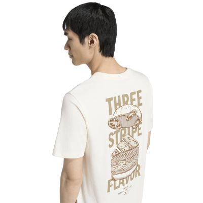 5. Men's adidas Burger Flavor Graphic T-shirt cream KT9723