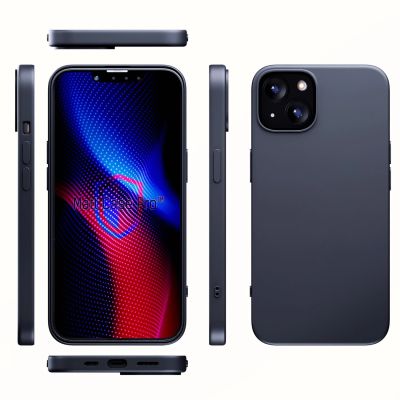 2. 3mk Matt Case Pro for Apple iPhone 14 - matte black