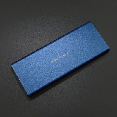 8. QOLTEC M.2 SSD CASE | SATA | NGFF | USB 3.0 | SUPER SPEED 5GB/S | 2TB | BLUE