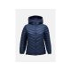 Peak Performance W Frost Down Hood Jacket Navy Blue