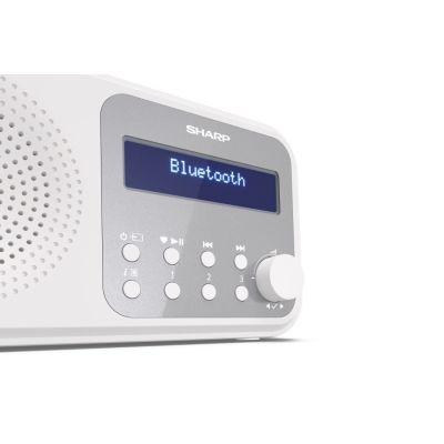 5. Sharp DR-P420 DR-P420WHP Portable Radio White
