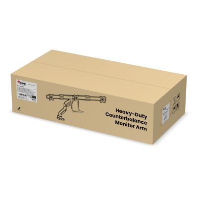 12. Accessories: Desk Mount 17"-27"/3TFT 360 Gas Spring 6kg Solid Silver Retail