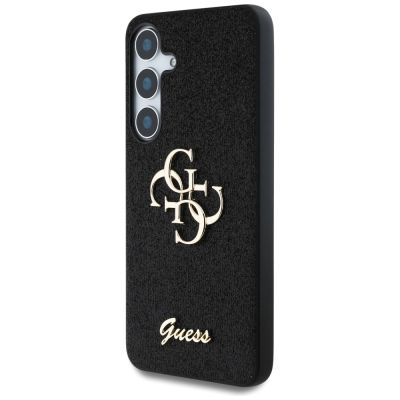 2. Guess Fixed Glitter Big 4G Metal Logo case for Samsung Galaxy S25 Plus black