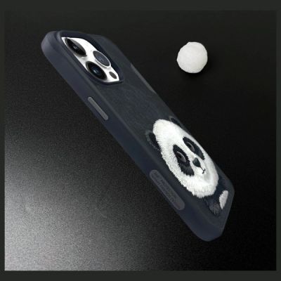 8. Nimmy Big Eyed Pet 2.0 Panda case for iPhone 15 Pro - black