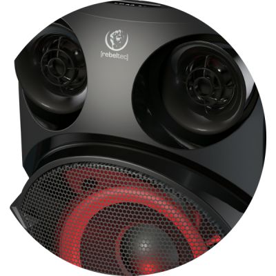 4. Rebeltec SoundBox 630 Portable Bluetooth Stereo Speaker Black, 70W RMS