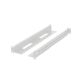 LANBERG Sliding Mounting Rail Kit for 19" Rack Cabinets, 397–680 mm, Grey