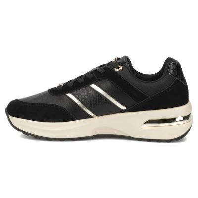 2. Women's leather shoes, sneakers, black Filippo DP7772