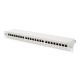 7. Digitus Patch Panel 19'' 24x RJ45, LSA level, cat.6, shielded, 1U, gray, cable guide