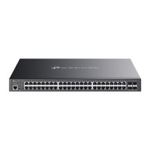 TP-Link Omada SG3452XMPP Network Link Managed L2+ Gigabit Ethernet (10/100/1000) PoE Support 1U Black