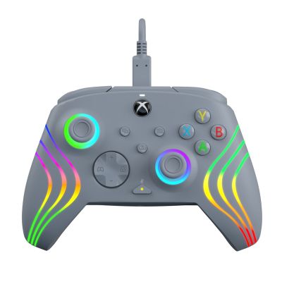 11. PDP Afterglow Wave Gray USB Gamepad Analog/Digital PC, Xbox One, Xbox Series S, Xbox Series X