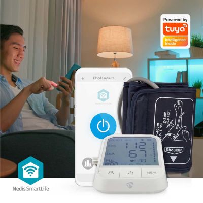 6. Nedis BTHBP10WT Blood Pressure Monitor Forearm Automatic 1 user