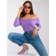 3. Purple off-the-shoulder blouse (RV-BZ-4692.11)