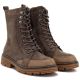 8. Women's suede worker boots brown M.Daszyński SA259-4