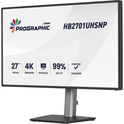 5. iiyama PROGRAPHIC HB2701UHSNP-B1 computer monitor 68.6 cm (27") 3840 x 2160 px 4K Ultra HD LCD Black
