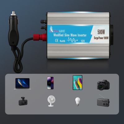19. Extralink OPIM-500W 12V 500W Modified Sine Car Inverter