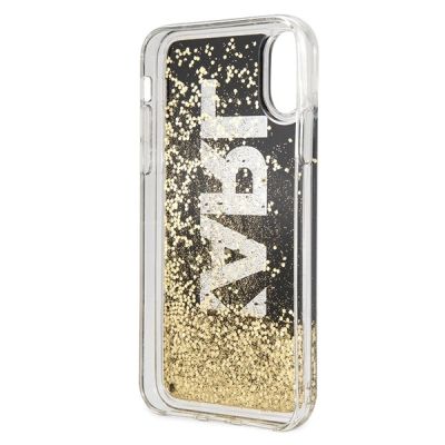 4. Karl Lagerfeld Karl Logo Glitter iPhone X/Xs Case - Black