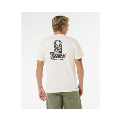 2. RIP CURL Vaporcool Search Stack Tee Men's White
