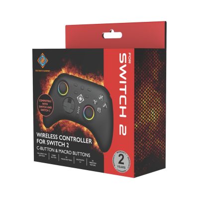 6. Deltaco Controller 2 C Taste RGB Wireless schwarz Switch