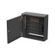 9. TPR 10" INSTALLATION CABINET WITH MESH BOARD 400X400X140 BLACK LANBERG (ASSEMBLED)