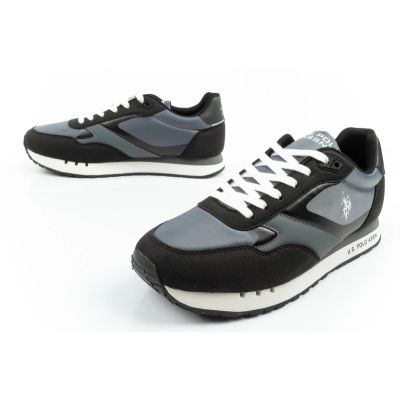 8. US Polo Assn sports shoes sneakers men's fashionable comfortable gray