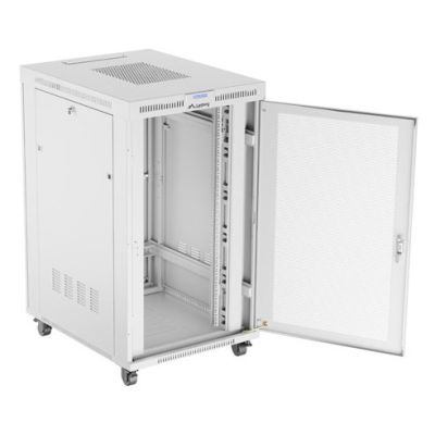 8. Lanberg FF01-8027-23SL 27U Freestanding Rack Gray