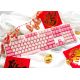 9. Ducky One 3 Gaming Keyboard USB QWERTZ German Pink