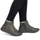 12. Women's ankle boots, green, insulated, Rieker 57501-54