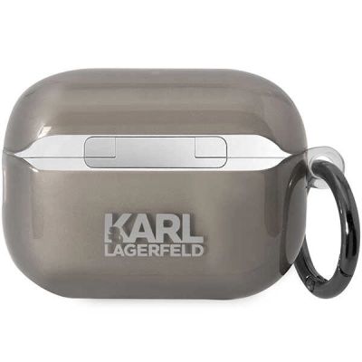 2. Karl Lagerfeld KKLAP2HNIKTCK Airpods Pro 2 cover black/black Ikonik Karl Lagerfeld