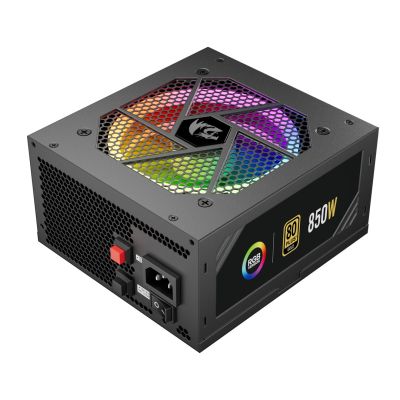 6. REDRAGON GC-PS007-1-V2 850W 80 Plus Gold LED Power Supply Module Black