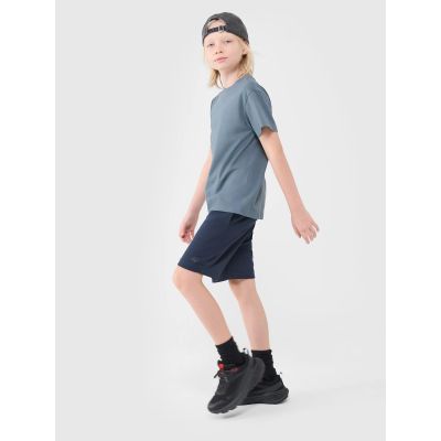 4. Boy's oversize plain T-shirt 4F 4FJWSS25TTSHM2324-46S