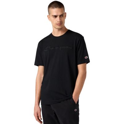 15. Men's Champion SS Tee Black 220273 KK001