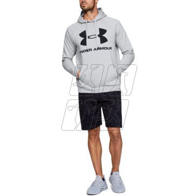 4. Under Armor Rival Fleece Logo Hoodie M 1345628-014