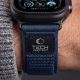 8. Tech-Protect Nylon Elite Band for Apple Watch 44 / 45 / 46 / 49 mm – Navy-Orange