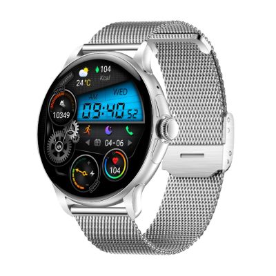 2. Rubicon RNCF35 SILVER Women's Smartwatch Bracelet + Strap