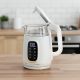 20. Adler AD 1305WG electric kettle 1.7 l 2200 W Transparent, Gold, White