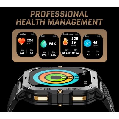 12. Men's Smartwatch Rubicon RNCF23-1 BLACK